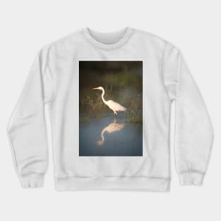 Great White Egret Crewneck Sweatshirt